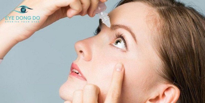 Thuốc nhỏ mắt điều trị sưng mí mắt dưới