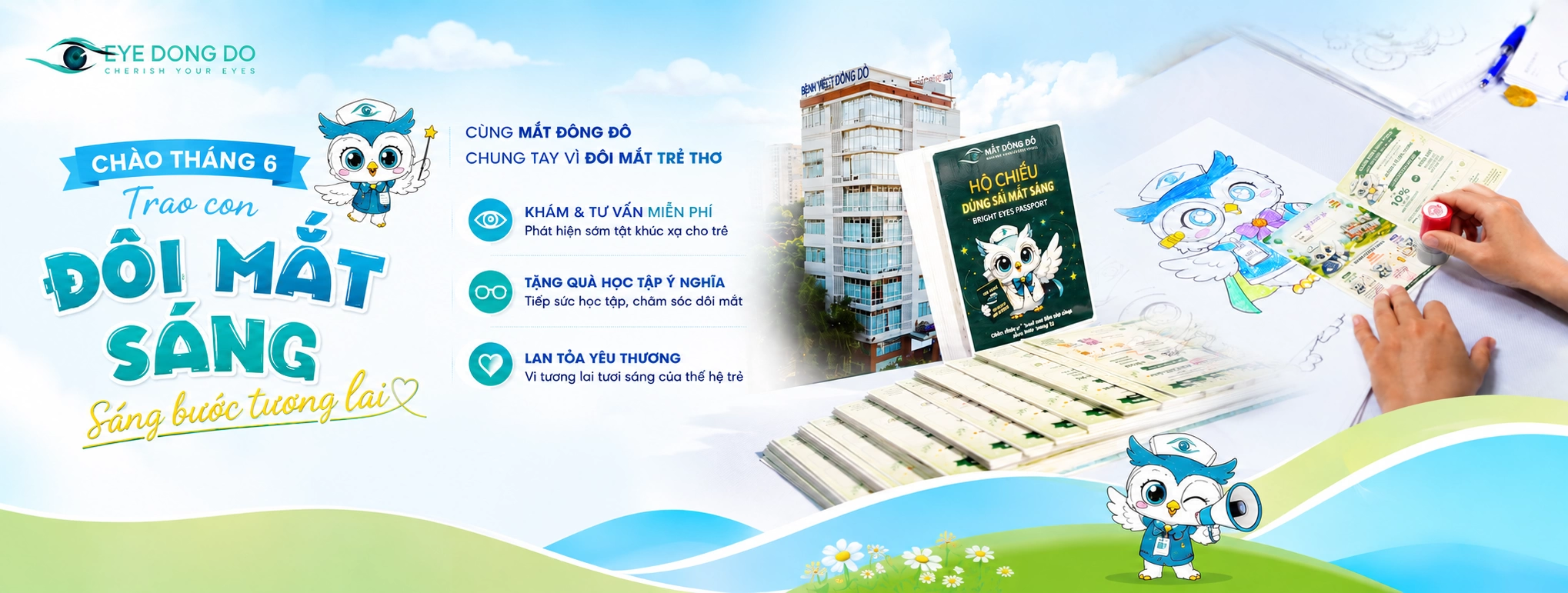 Phía sau những đôi mắt sáng: Khi y học được thắp sáng bằng trái tim